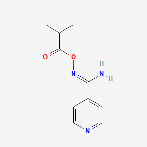 N'-(isobutyryloxy)-4-pyridinecarboximidamide