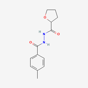 N'-(4-methylbenzoyl)tetrahydro-2-furancarbohydrazide