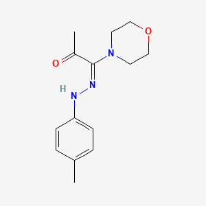 1-[(4-methylphenyl)hydrazono]-1-(4-morpholinyl)acetone