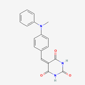 5-{4-[methyl(phenyl)amino]benzylidene}-2,4,6(1H,3H,5H)-pyrimidinetrione