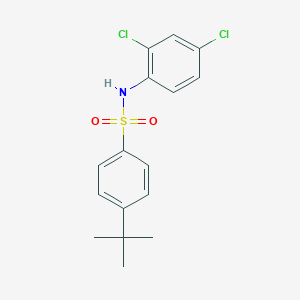 molecular formula C16H17Cl2NO2S B390027 4-tert-butyl-N-(2,4-dichlorophenyl)benzenesulfonamide 