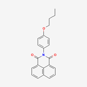 molecular formula C22H19NO3 B3900273 2-(4-butoxyphenyl)-1H-benzo[de]isoquinoline-1,3(2H)-dione 