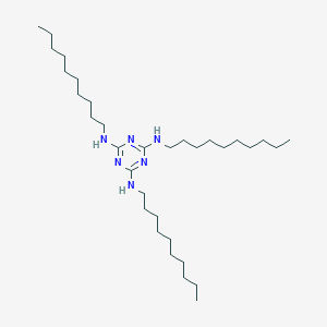 N-[4,6-bis(decylamino)-1,3,5-triazin-2-yl]-N-decylamine