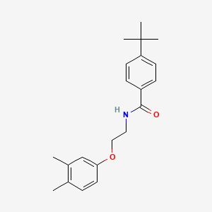 4-tert-butyl-N-[2-(3,4-dimethylphenoxy)ethyl]benzamide