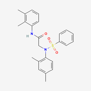 N~1~-(2,3-dimethylphenyl)-N~2~-(2,4-dimethylphenyl)-N~2~-(phenylsulfonyl)glycinamide