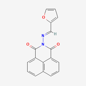 2-[(2-furylmethylene)amino]-1H-benzo[de]isoquinoline-1,3(2H)-dione