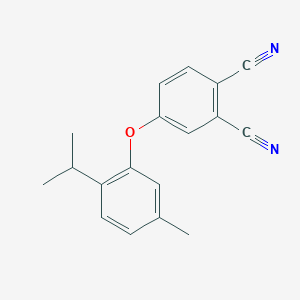 molecular formula C18H16N2O B390042 4-(2-Isopropyl-5-methylphenoxy)phthalonitrile 