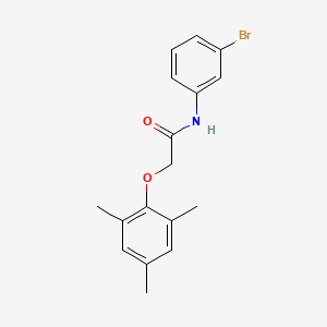 molecular formula C17H18BrNO2 B3900436 N-(3-bromophenyl)-2-(mesityloxy)acetamide 