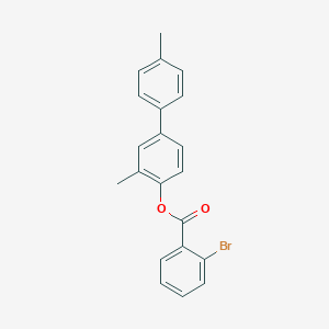 molecular formula C21H17BrO2 B390046 3,4'-Dimethyl[1,1'-biphenyl]-4-yl 2-bromobenzoate 