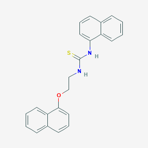 molecular formula C23H20N2OS B3900496 N-1-naphthyl-N'-[2-(1-naphthyloxy)ethyl]thiourea 