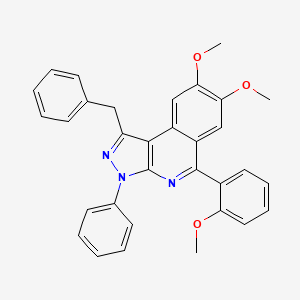 1-benzyl-7,8-dimethoxy-5-(2-methoxyphenyl)-3-phenyl-3H-pyrazolo[3,4-c]isoquinoline