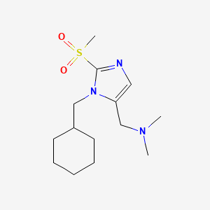 1-[1-(cyclohexylmethyl)-2-(methylsulfonyl)-1H-imidazol-5-yl]-N,N-dimethylmethanamine