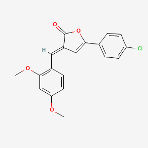 5-(4-chlorophenyl)-3-(2,4-dimethoxybenzylidene)-2(3H)-furanone