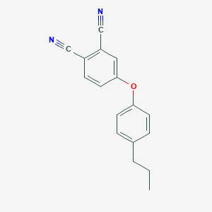 molecular formula C17H14N2O B390063 4-(4-Propylphenoxy)phthalonitrile 