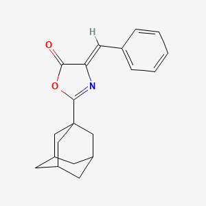 (4Z)-2-(1-adamantyl)-4-benzylidene-1,3-oxazol-5-one