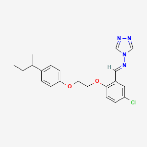 molecular formula C21H23ClN4O2 B3900766 PqsR/LasR-IN-2 