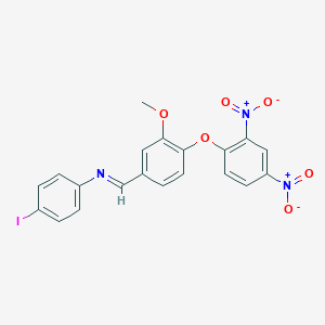 N-[4-(2,4-dinitrophenoxy)-3-methoxybenzylidene]-4-iodoaniline