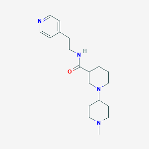 1'-methyl-N-[2-(4-pyridinyl)ethyl]-1,4'-bipiperidine-3-carboxamide