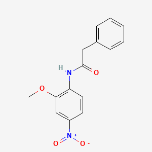 molecular formula C15H14N2O4 B3901032 N-(2-methoxy-4-nitrophenyl)-2-phenylacetamide 