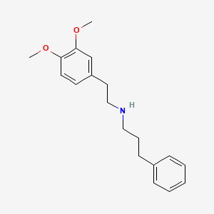 N-[2-(3,4-dimethoxyphenyl)ethyl]-3-phenylpropan-1-amine