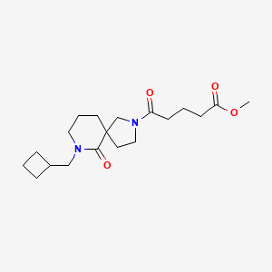 Methyl 5-[7-(cyclobutylmethyl)-6-oxo-2,7-diazaspiro[4.5]decan-2-yl]-5-oxopentanoate