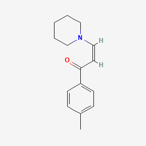 1-(4-methylphenyl)-3-(1-piperidinyl)-2-propen-1-one