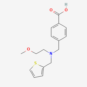 4-{[(2-methoxyethyl)(2-thienylmethyl)amino]methyl}benzoic acid