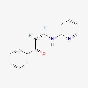 molecular formula C14H12N2O B3901125 (2Z)-1-Phenyl-3-(pyridin-2-ylamino)prop-2-EN-1-one 