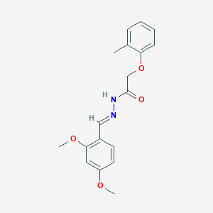 N'-(2,4-dimethoxybenzylidene)-2-(2-methylphenoxy)acetohydrazide