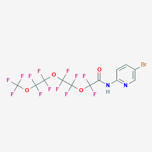 N-(5-bromo-2-pyridinyl)-2,2-difluoro-2-{1,1,2,2-tetrafluoro-2-[1,1,2,2-tetrafluoro-2-(trifluoromethoxy)ethoxy]ethoxy}acetamide