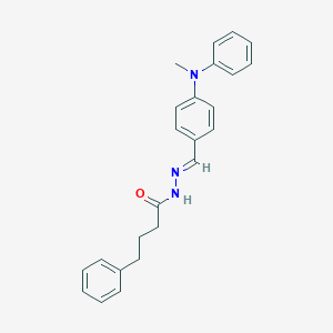 N'-[4-(methylanilino)benzylidene]-4-phenylbutanohydrazide