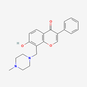 7-hydroxy-8-[(4-methyl-1-piperazinyl)methyl]-3-phenyl-4H-chromen-4-one