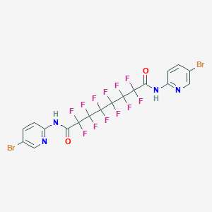 N~1~,N~8~-bis(5-bromo-2-pyridinyl)-2,2,3,3,4,4,5,5,6,6,7,7-dodecafluorooctanediamide