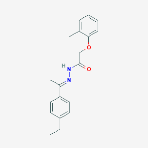 N'-[1-(4-ethylphenyl)ethylidene]-2-(2-methylphenoxy)acetohydrazide
