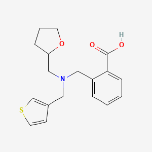 2-{[(tetrahydrofuran-2-ylmethyl)(3-thienylmethyl)amino]methyl}benzoic acid