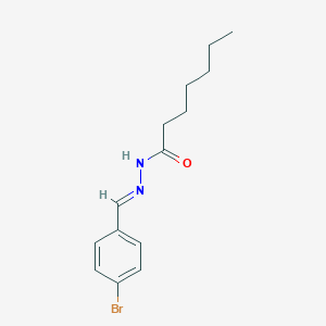 N'-(4-bromobenzylidene)heptanohydrazide