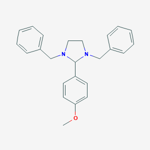 molecular formula C24H26N2O B390166 1,3-二苄基-2-(4-甲氧基苯基)咪唑啉 CAS No. 307338-62-1