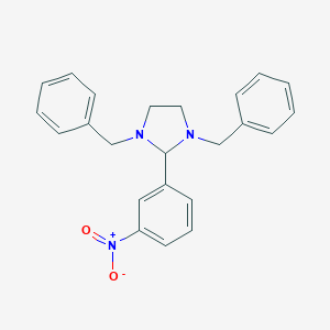 molecular formula C23H23N3O2 B390169 1,3-Dibenzyl-2-(3-nitrophenyl)imidazolidine 