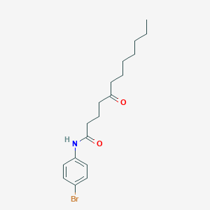 N-(4-bromophenyl)-5-oxododecanamide