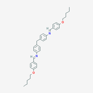 N-[4-(pentyloxy)benzylidene]-N-[4-(4-{[4-(pentyloxy)benzylidene]amino}benzyl)phenyl]amine