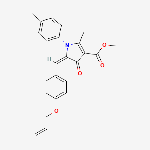 methyl 5-[4-(allyloxy)benzylidene]-2-methyl-1-(4-methylphenyl)-4-oxo-4,5-dihydro-1H-pyrrole-3-carboxylate