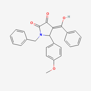 4-benzoyl-1-benzyl-3-hydroxy-5-(4-methoxyphenyl)-1,5-dihydro-2H-pyrrol-2-one