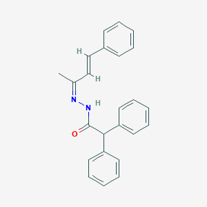 N'-(1-methyl-3-phenyl-2-propenylidene)-2,2-diphenylacetohydrazide