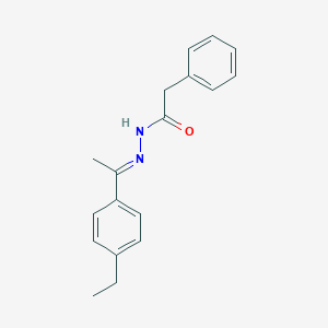 molecular formula C18H20N2O B390200 N'-[1-(4-ethylphenyl)ethylidene]-2-phenylacetohydrazide 