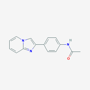 molecular formula C15H13N3O B390201 N-(4-Imidazo[1,2-a]pyridin-2-ylphenyl)acetamide CAS No. 103823-85-4
