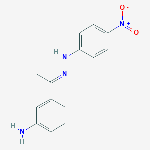 1-(3-Aminophenyl)ethanone (4-nitrophenyl)hydrazone