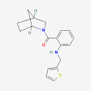 2-[(1S*,4S*)-2-azabicyclo[2.2.1]hept-2-ylcarbonyl]-N-(2-thienylmethyl)aniline