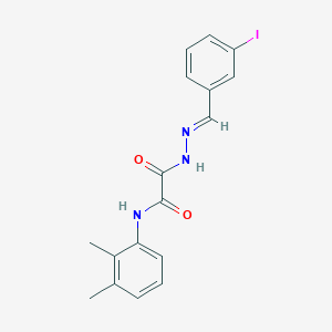 molecular formula C17H16IN3O2 B390223 N-(2,3-dimethylphenyl)-2-[2-(3-iodobenzylidene)hydrazino]-2-oxoacetamide 