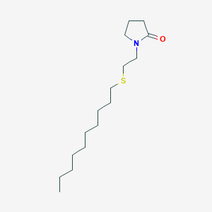 molecular formula C16H31NOS B039023 Pirotiodecane CAS No. 113855-10-0