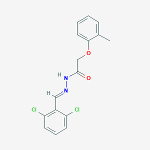 N'-(2,6-dichlorobenzylidene)-2-(2-methylphenoxy)acetohydrazide